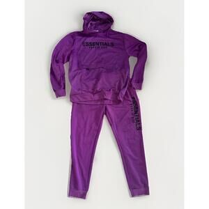 Essentials Sweatsuit PINK Size L 2pc Tracksuit Outfit Jogging Set